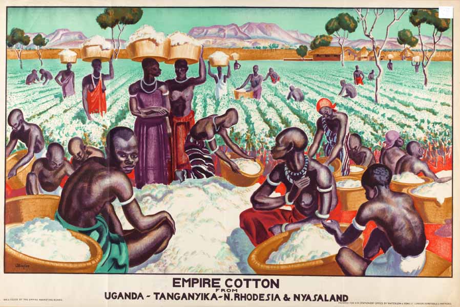 Empire Cotton from Uganda, Tanganyika, N Rhodesia  and Nyasaland